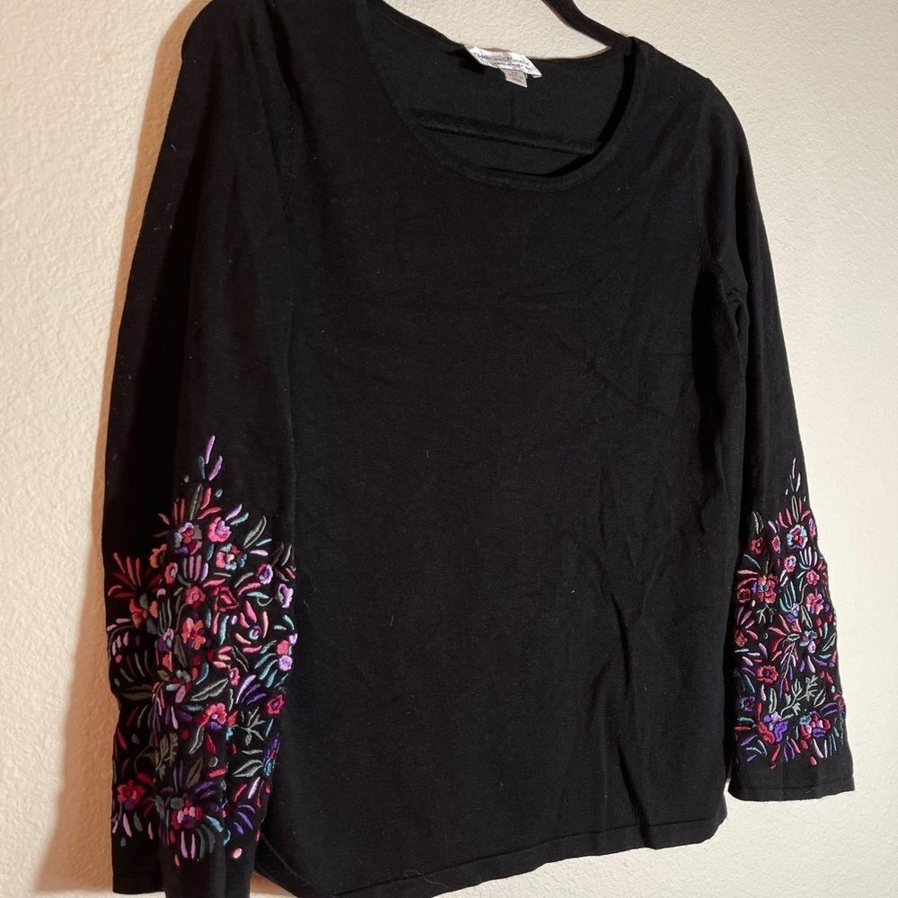 Whisper Knit QVC Embroidered Sweater - Picture 3 of 8